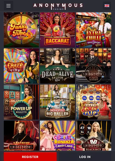 Scarica l’app Monopoly Live da Anonymous Casino