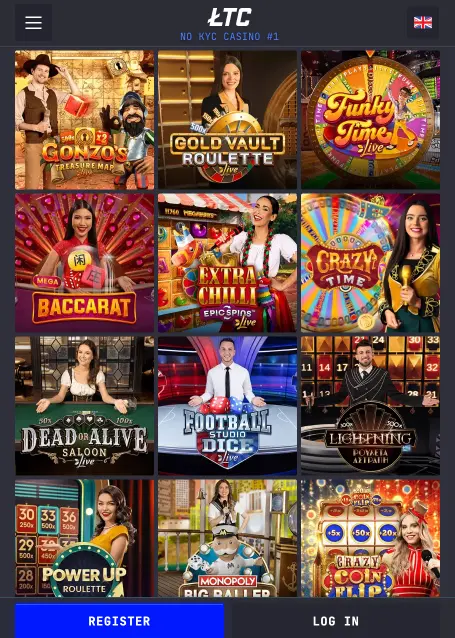 Scarica l’app Monopoly Live da LTC Casino